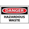 National Marker Co Machine Labels - Danger Hazardous Waste D140AP